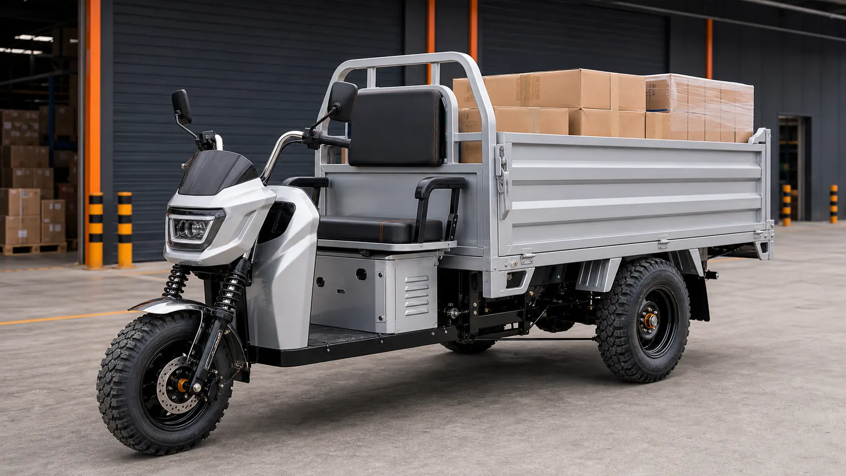 Cargo electric tricycle